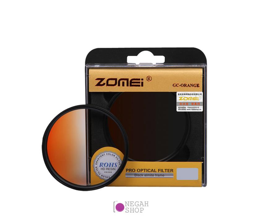 فیلتر رنگی تدریجی نارنجی Zomei GC-Orange Gradient Filter 67mm